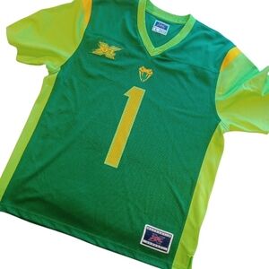 Men's Green and Yellow Sports Jersey
